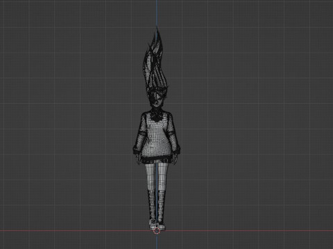 Aira Acrobatic Silky Powers - Dandandan 3D 模型