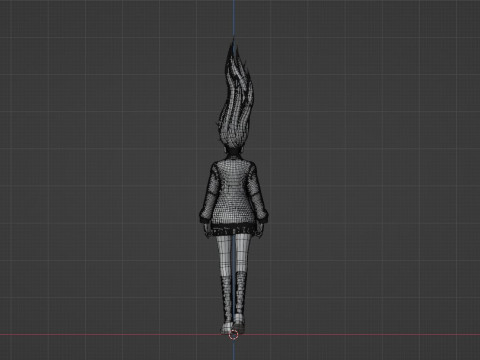 Aira Acrobatic Silky Powers - Dandandan 3D 模型