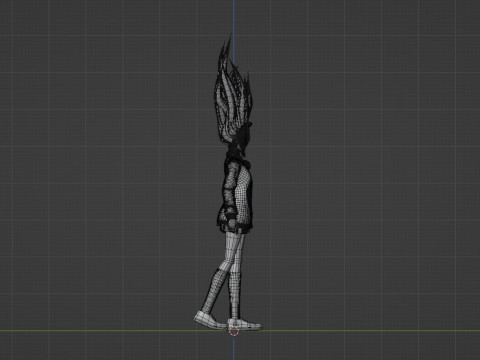 Aira Acrobatic Silky Powers - Dandandan 3D 模型