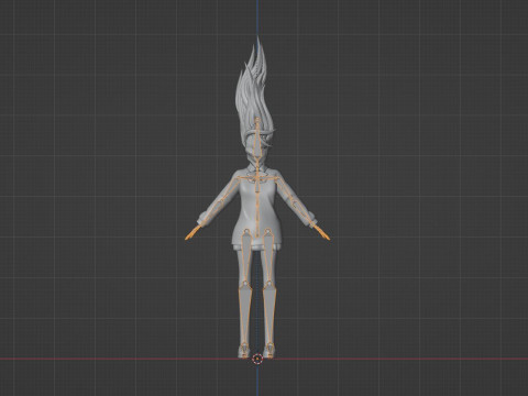 Aira Acrobatic Silky Powers - Dandandan 3D 模型