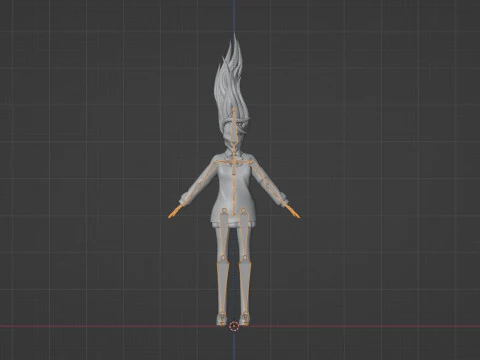 Aira Acrobatic Silky Powers - Dandandan 3D Model