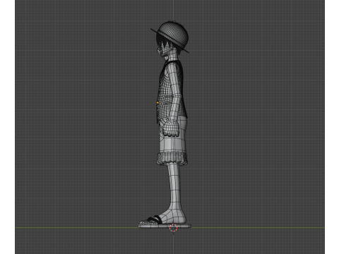 Monkey D Luffy - One Piece Modèle 3D