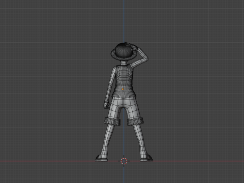 Monkey D Luffy - One Piece Modèle 3D