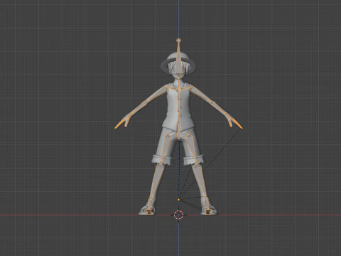 Macaco D Luffy - One Piece Modelo 3D