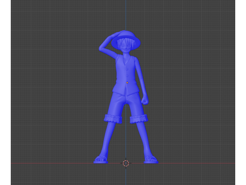 Monkey D Luffy - One Piece Modèle 3D