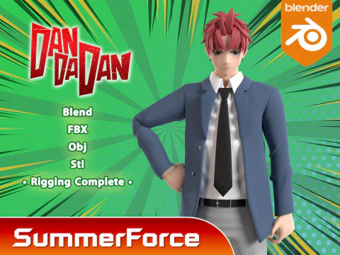 जीजू- दण्ड-दण्ड 3D मॉडल