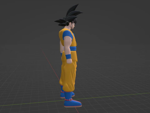 Son Goku - Dragonball DAIMA 3D Model