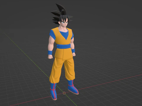 Son Goku - Dragonball DAIMA 3D Model