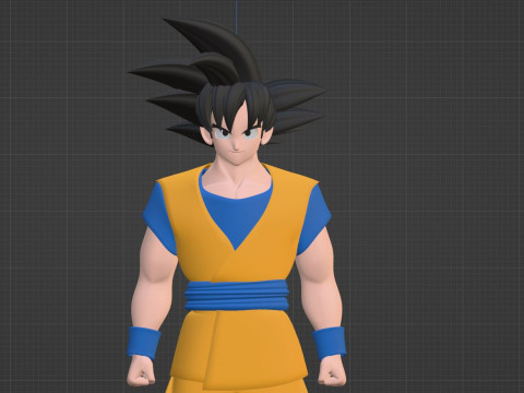 Son Goku - Dragonball DAIMA Modello 3D