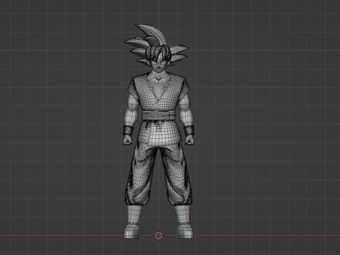 Son Goku - Dragonball DAIMA Modello 3D