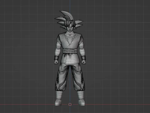 Son Goku - Dragonball DAIMA 3D Model