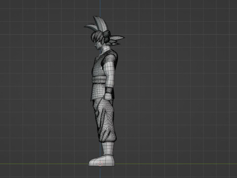 Son Goku - Dragonball DAIMA Modello 3D