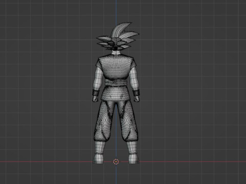 Son Goku - Dragonball DAIMA Modello 3D