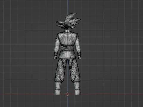 Son Goku - Dragonball DAIMA 3D Model