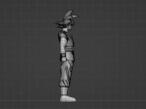 Son Goku - Dragonball DAIMA Modello 3D