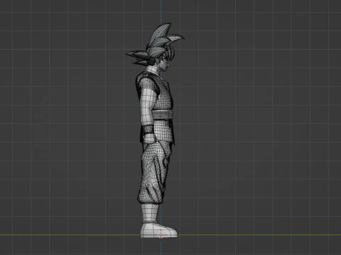 Son Goku - Dragonball DAIMA 3D Model