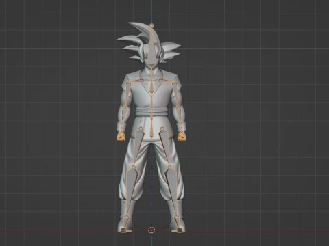 Son Goku - Dragonball DAIMA 3D Model