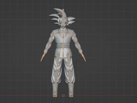 Son Goku - Dragonball DAIMA 3D Model