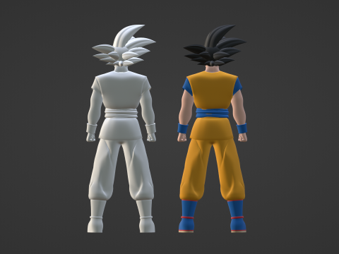 Son Goku - Dragonball DAIMA Modello 3D