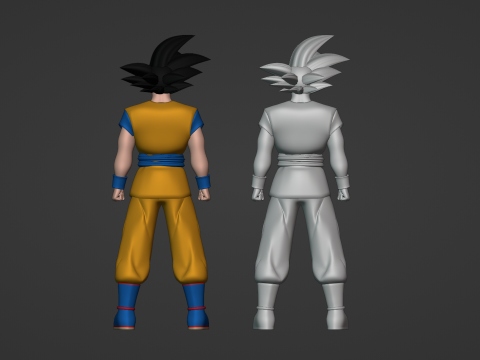 Son Goku - Dragonball DAIMA Modello 3D