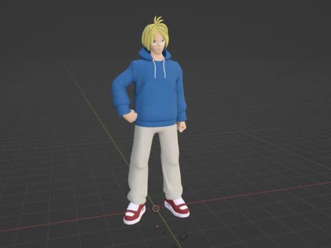Shin Asakura - Sakamoto Days 3D Model