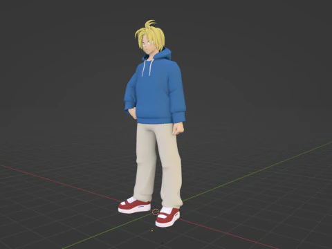 Shin Asakura - Sakamoto Days 3D Model