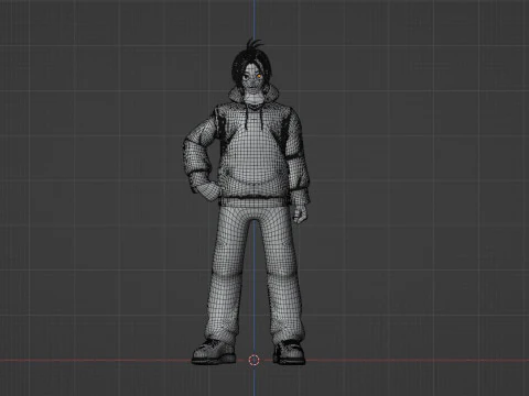 Shin Asakura - Sakamoto Days 3D Model