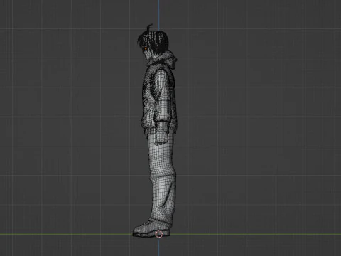 Shin Asakura - Sakamoto Days 3D Model