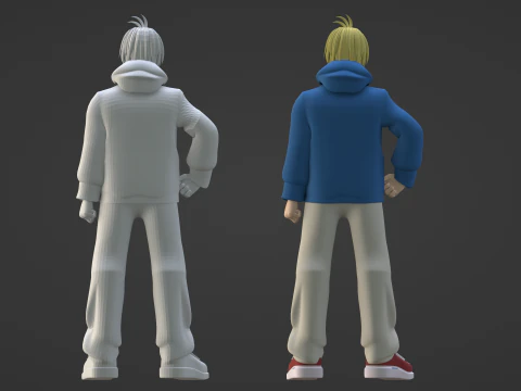Shin Asakura - Sakamoto Days 3D Model