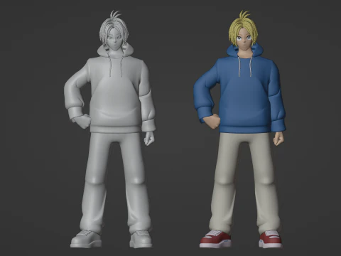 Shin Asakura - Sakamoto Days 3D Model