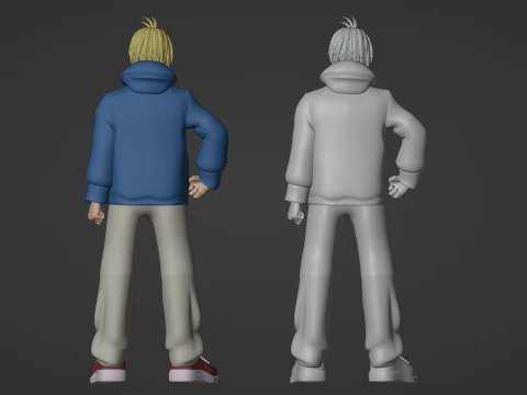 Shin Asakura - Sakamoto Days 3D Model