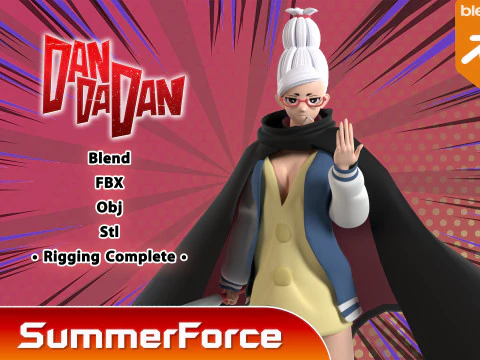 Seiko Ayase - Dandadan 3D Model