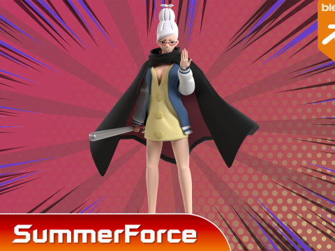 Seiko Ayase - Dandadan 3D Model