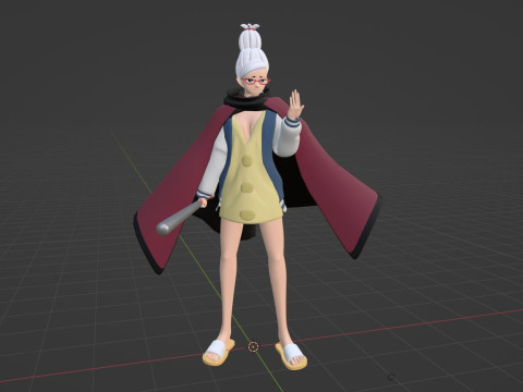 Seiko Ayase - Dandadan 3D Model
