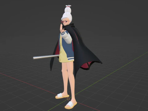 Seiko Ayase - Dandadan 3D Model