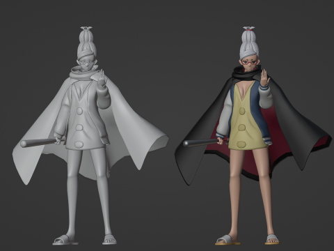 Seiko Ayase - Dandadan 3D Model