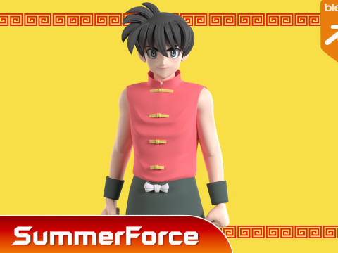 Ranma Saotome - Ranma Model 3D