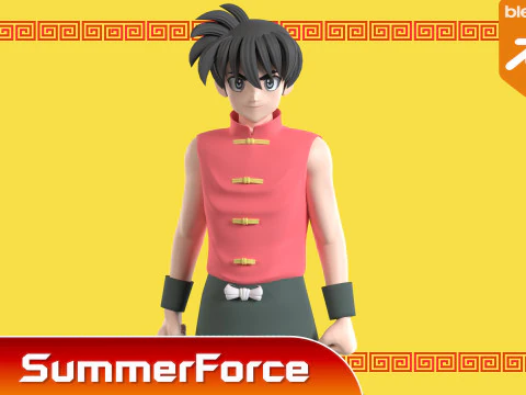 Ranma Saotome - Ranma 3D Model
