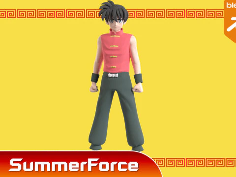 Ranma Saotome - Ranma 3D Model