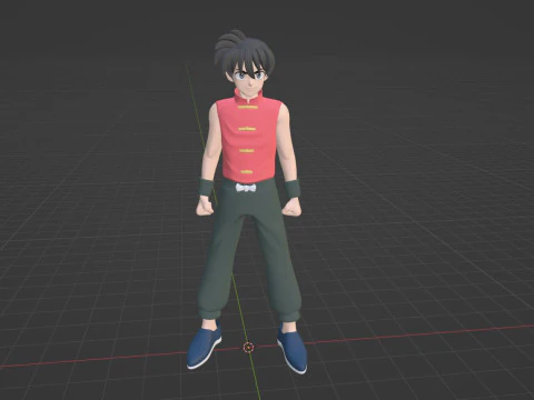 Ranma Saotome - Ranma 3D Model
