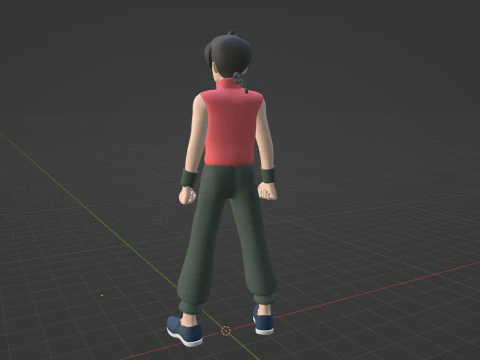 Ranma Saotome - Ranma 3D Model