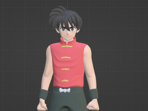 Ranma Saotome - Ranma Model 3D