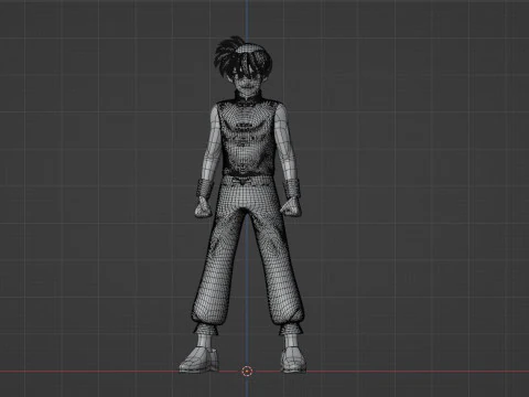 Ranma Saotome - Ranma 3D Model