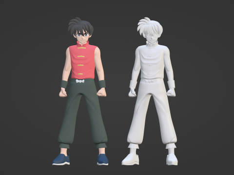Ranma Saotome - Ranma Model 3D