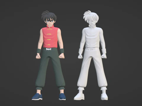 Ranma Saotome - Ranma 3D Model