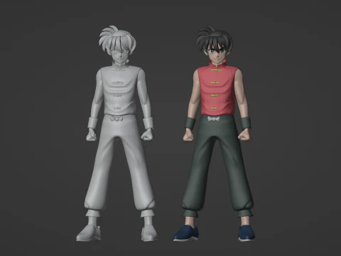 Ranma Saotome - Ranma 3D Model