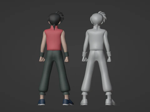 Ranma Saotome - Ranma 3D Model