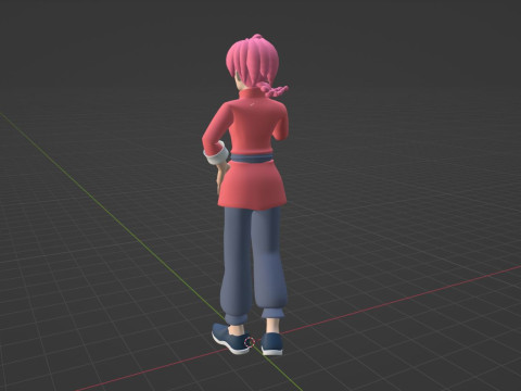 Ranma Saotome Female - Ranma 3D Model