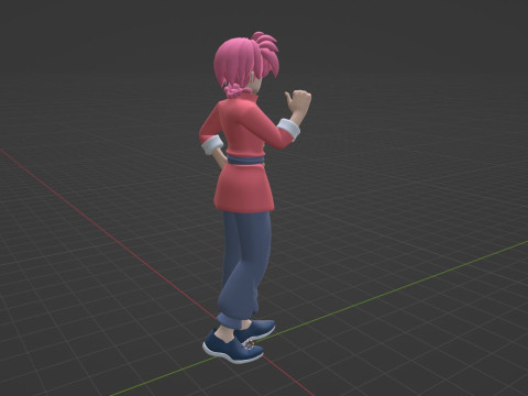 Ranma Saotome Female - Ranma 3D Model