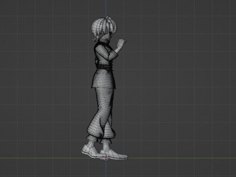 Ranma Saotome Female - Ranma 3D Model